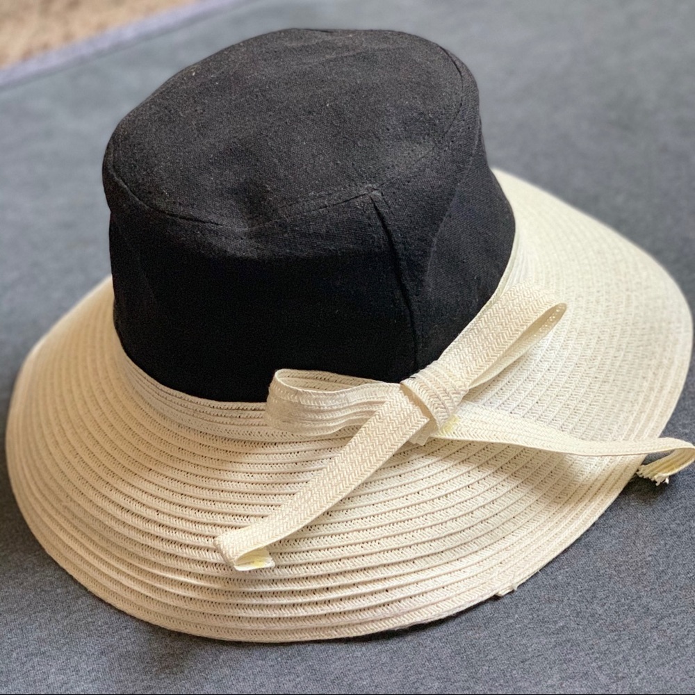 Magid Hats | Black and White Floppy Fashion Hat - Picture 4 of 8